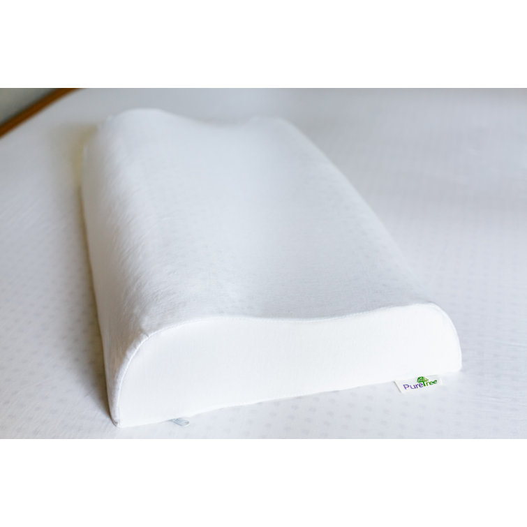 PureTreeⓇ Natural Contour Dunlop Latex Medium Support Pillow Wayfair